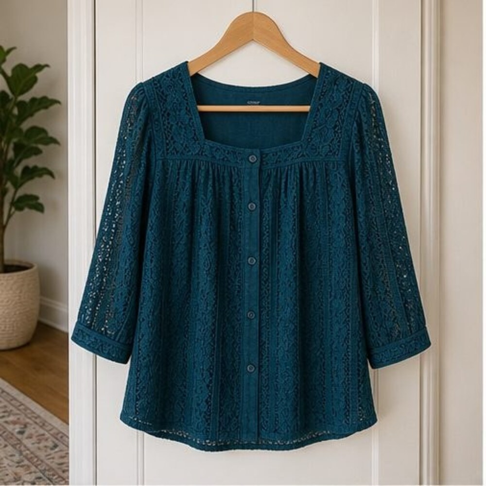 Teal Cami Blouse